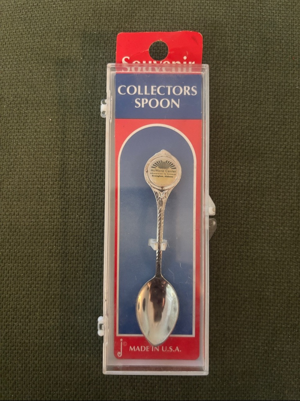 McWane Center Collectors Spoon - Silver Finish Decorative Souvenir Spoon